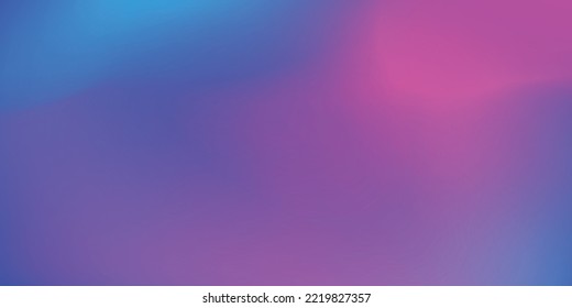 Colorful gradient texture design background. Blur vector illustration in smooth blue, purple, and pink color