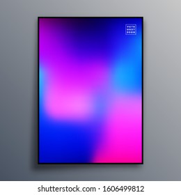 Colorful gradient texture for wallpaper, flyer, poster, brochure cover, typography or other printing products. Vector illustration.