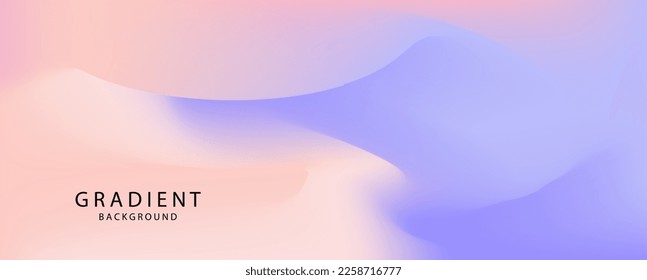 Colorful gradient vector background. Design for landing pages.