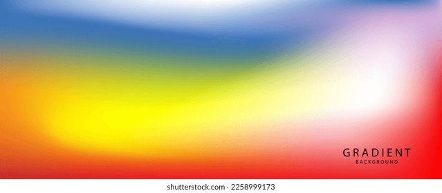 Colorful gradient vector background. Design for landing pages.
