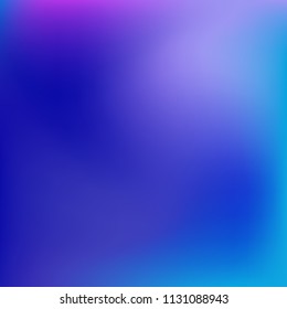 Colorful gradient vector. Blurred abstract background. Multicolor blurry blend. Holographic illustration. Smooth colors texture. Beautiful natural light. Purple, yellow, red, blue soft colored vector.