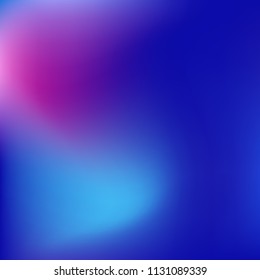 Colorful gradient vector. Blurred abstract background. Multicolor blurry blend. Holographic illustration. Smooth colors texture. Beautiful natural light. Purple, yellow, red, blue soft colored vector.