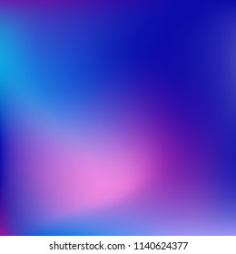 Colorful gradient vector. Blurred abstract background. Multicolor blurry blend. Holographic illustration. Smooth colors texture. Beautiful natural light. Purple, yellow, red, blue soft colored vector.