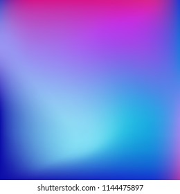 Colorful gradient vector. Blurred abstract background. Multicolor blurry blend. Holographic illustration. Smooth colors texture. Beautiful natural light. Purple, yellow, red, blue soft colored vector.