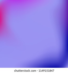Colorful gradient vector. Blurred abstract background. Multicolor blurry blend. Holographic illustration. Smooth colors texture. Beautiful natural light. Purple, yellow, red, blue soft colored vector.