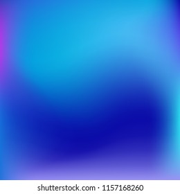 Colorful gradient vector. Blurred abstract background. Multicolor blurry blend. Holographic illustration. Smooth colors texture. Beautiful natural light. Purple, yellow, red, blue soft colored vector.