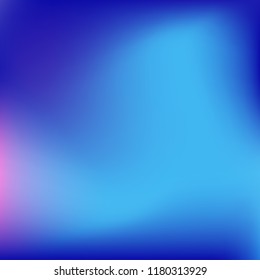 Colorful gradient vector. Blurred abstract background. Multicolor blurry blend. Holographic illustration. Smooth colors texture. Beautiful natural light. Purple, yellow, red, blue soft colored vector.