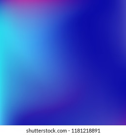 Colorful gradient vector. Blurred abstract background. Multicolor blurry blend. Holographic illustration. Smooth colors texture. Beautiful natural light. Purple, yellow, red, blue soft colored vector.