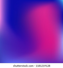 Colorful gradient vector. Blurred abstract background. Multicolor blurry blend. Holographic illustration. Smooth colors texture. Beautiful natural light. Purple, yellow, red, blue soft colored vector.