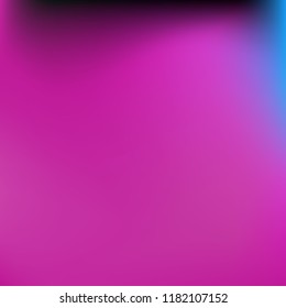 Colorful gradient vector. Blurred abstract background. Multicolor blurry blend. Holographic illustration. Smooth colors texture. Beautiful natural light. Purple, yellow, red, blue soft colored vector.