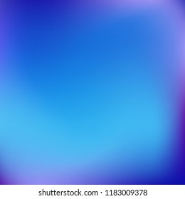 Colorful gradient vector. Blurred abstract background. Multicolor blurry blend. Holographic illustration. Smooth colors texture. Beautiful natural light. Purple, yellow, red, blue soft colored vector.