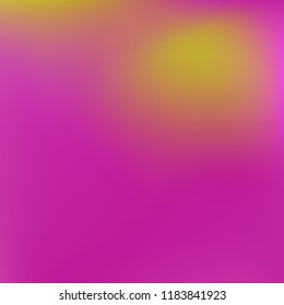 Colorful gradient vector. Blurred abstract background. Multicolor blurry blend. Holographic illustration. Smooth colors texture. Beautiful natural light. Purple, yellow, red, blue soft colored vector.