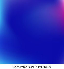 Colorful gradient vector. Blurred abstract background. Multicolor blurry blend. Holographic illustration. Smooth colors texture. Beautiful natural light. Purple, yellow, red, blue soft colored vector.
