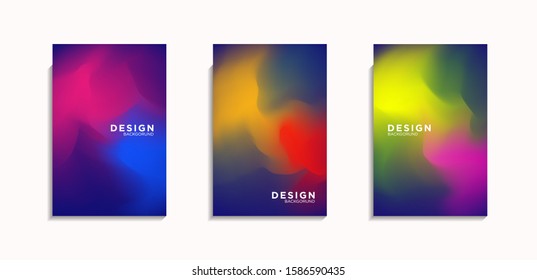 Colorful Gradient Vector Poster Background Tamplate