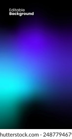 Colorful gradient vertical background. Fluid banner template vector illustration. Abstract background.