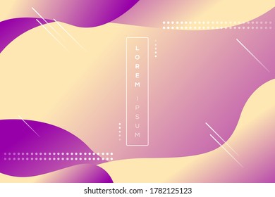 Formas de fondo abstracto de degradado coloridas con medio tono con degradado.