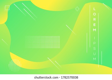 Colorful Gradient wave Abstract Background Shapes with halftone.