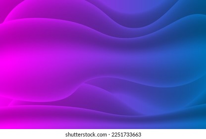 colorful gradient wavy abstract background