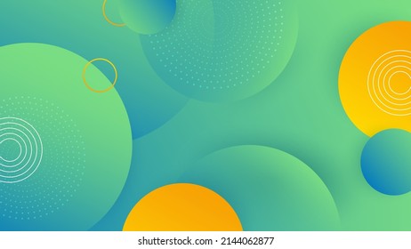 Colorful gradient web abstract background with vibrant shiny element decoration for web header, presentation design, tech banner