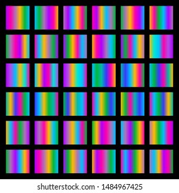 Colorful gradient,pattern,template.Set of colors for design,collection of high quality gradients. 