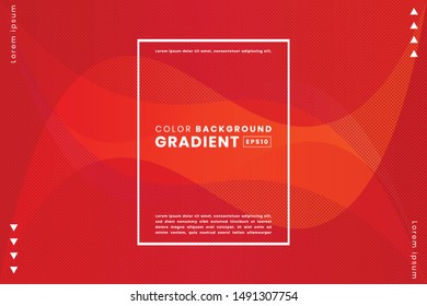 Colorful gradients background modern template design for web, poster, cover or anything. Cool gradients. Future geometric background