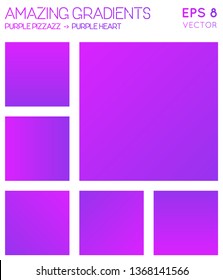 Colorful gradients in hot magenta, purple heart color tones. Actual background, ecstatic vector illustration.
