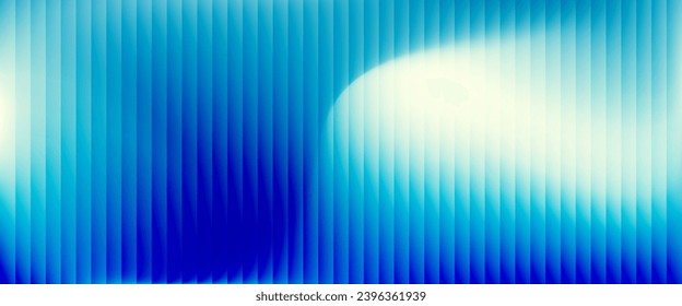 Colorful grainy gradient background template. Trendy ribbed glass effect texture	
