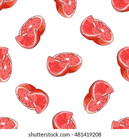Colorful Grapefruit pattern