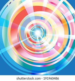 colorful graphic design from all different elements 