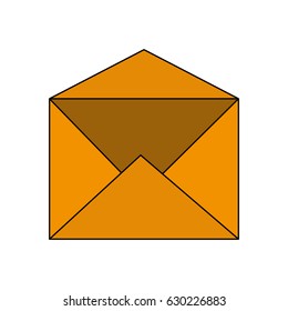 colorful graphic envelope mail open