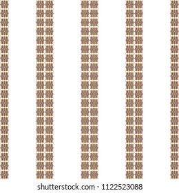 colorful graphic pattern of various stripes 