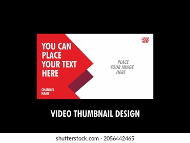 Colorful graphic of video thumbnail design
