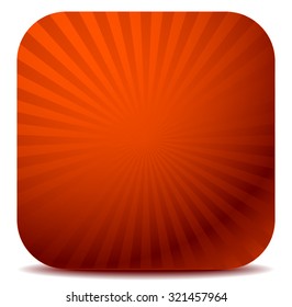 Colorful graphics with rays, beams with radial gradient. Vector. Red version.