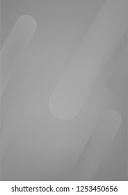 Colorful Green A4 Background with Simple Fluid Shapes. Holographic Colour Gradient. Cool Abstract Background. Vector Illustration.