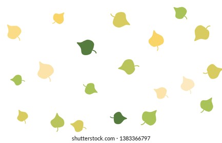 Colorful Green A4 Background with Simple Fluid Shapes. Holographic Colour Gradient. Cool Abstract Background. Vector Illustration.