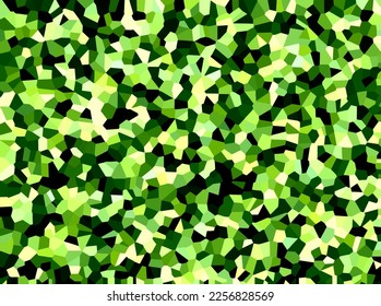 Colorful green abstract technology background. Modern pixel distortion template.
