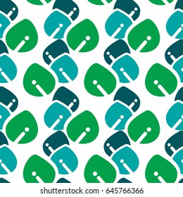 COLORFUL GREEN PATTERN
Organic leaf pattern on white background are created as a simple style seamless pattern. This would be useful for textile, carpet, wallpaper, curtain and etc.
