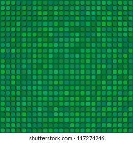 Colorful Green Tiles with 3D Effect