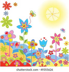 Colorful greeting card