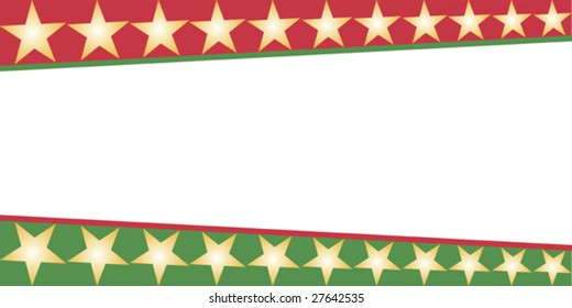 colorful greeting card in horizontal format