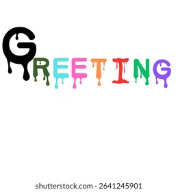 Colorful greeting text with each letter in a different shade, symbolizing joy, celebration, and warmth. Perfect for festive and cheerful designs.

