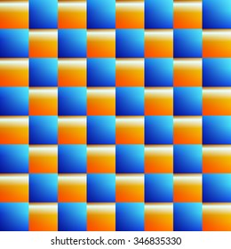 Colorful grid background. Vector Illustration.