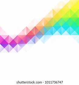 Colorful Grid Mosaic Background, Creative Design Templates
