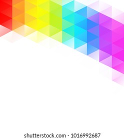 Colorful Grid Mosaic Background, Creative Design Templates
