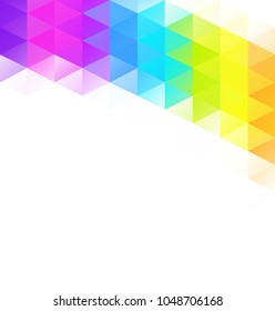 Colorful Grid Mosaic Background, Creative Design Templates