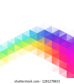 Colorful Grid Mosaic Background, Creative Design Templates