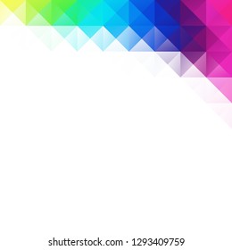 Colorful Grid Mosaic Background, Creative Design Templates
