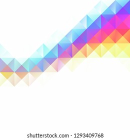 Colorful Grid Mosaic Background, Creative Design Templates