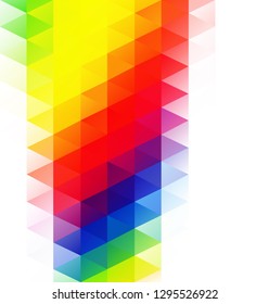 Colorful Grid Mosaic Background, Creative Design Templates
