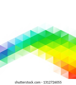 Colorful Grid Mosaic Background, Creative Design Templates